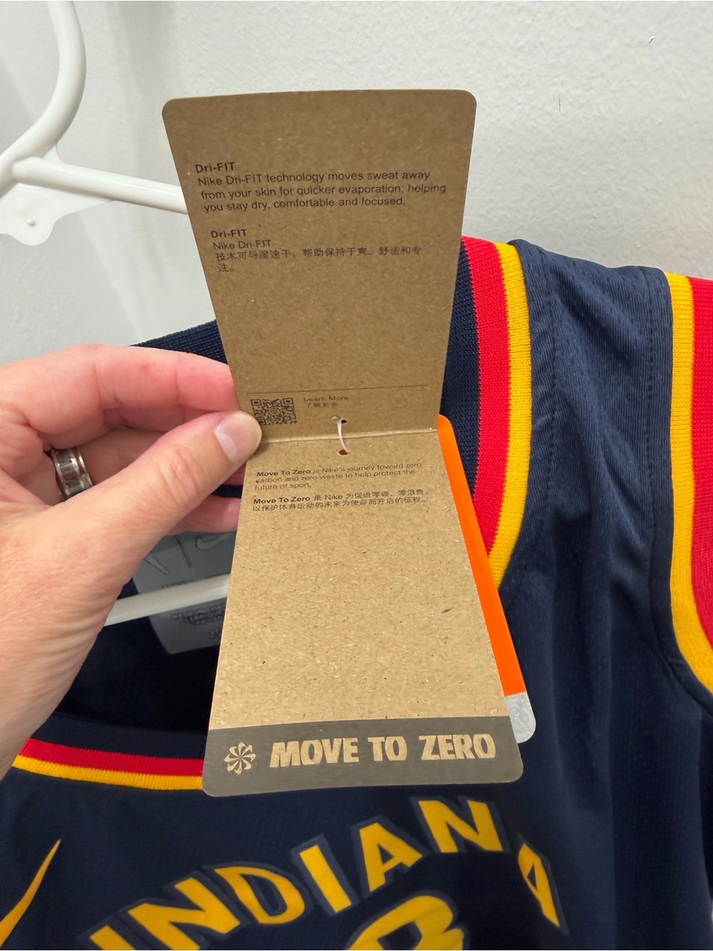 Sophie Cunningham New NikeIndiana Fever Navy, Red & Gold Explorer Edition Jersey - Picture 7 of 13